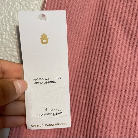 Spiritual Gangster Metta Ribbed High Rise Leggings NWT​​​ - Picture 5 of 9